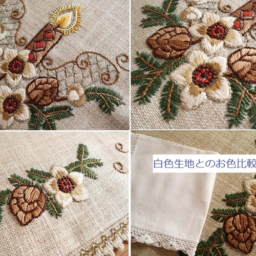 ドイツの手仕事☆クリスマスローズや松ぼっくりが飾られた華やかな