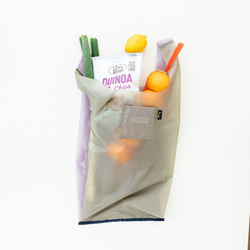 折疊L尺寸的雙色環保袋的兩種方法&lt;薰衣草x格雷格&gt;防水且輕便 第2張的照片