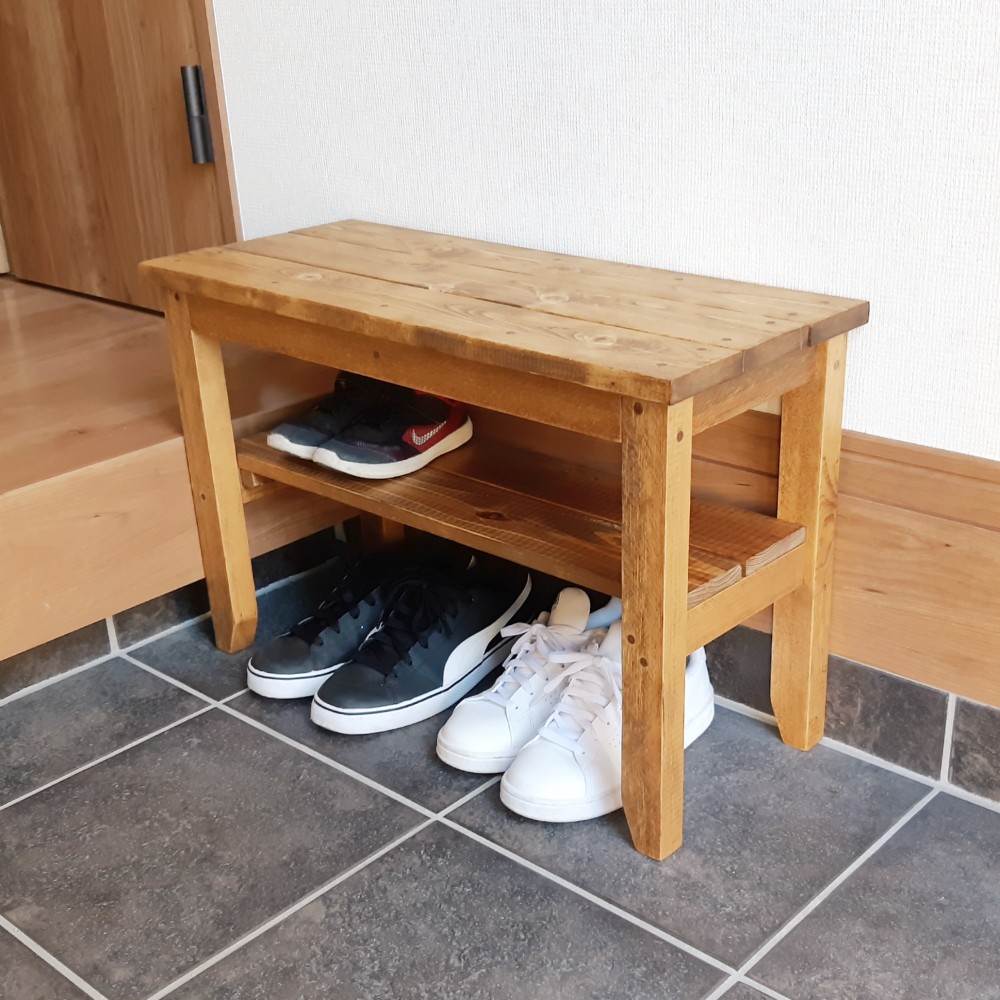 シューズベンチ★靴箱★玄関収納★木製【受注生産】