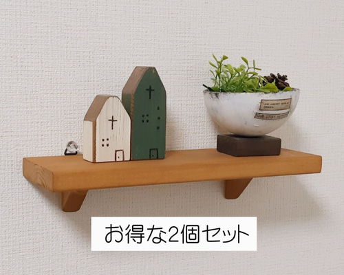 専用♡　２段ウォールシェルフ　ハンドメイド 0_bdaf39736fe96fee4c1b7abbc62b