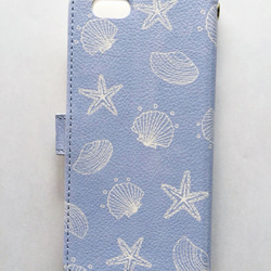 [再次上架2]（iPhone）Sea and Pearl Notebook型智能手機保護殼 第3張的照片