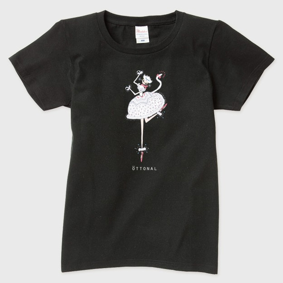白猫 レディスTシャツ バレエ/バレリーナ Tシャツ OTTONAL 通販