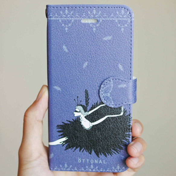 (iPhone) Black Bird Notebook Type 智能手機保護套 Ballet / Ballerina 第1張的照片