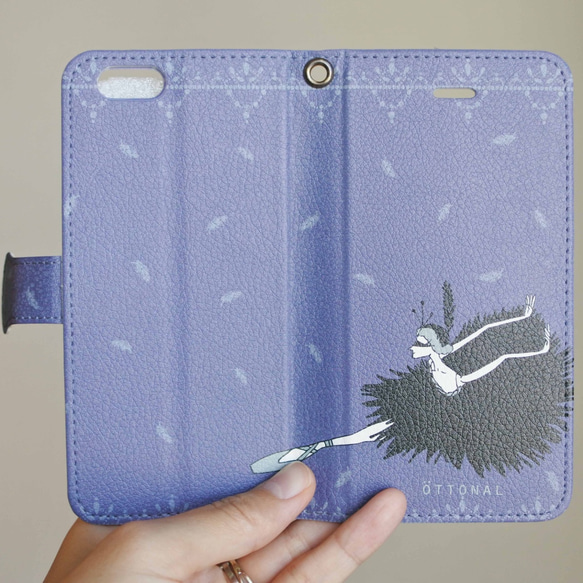 (iPhone) Black Bird Notebook Type 智能手機保護套 Ballet / Ballerina 第2張的照片