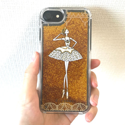 (iPhone) Raymonda Glitter Case (Gold) Ballet / Ballerina 第4張的照片