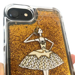 (iPhone) Raymonda Glitter Case (Gold) Ballet / Ballerina 第5張的照片