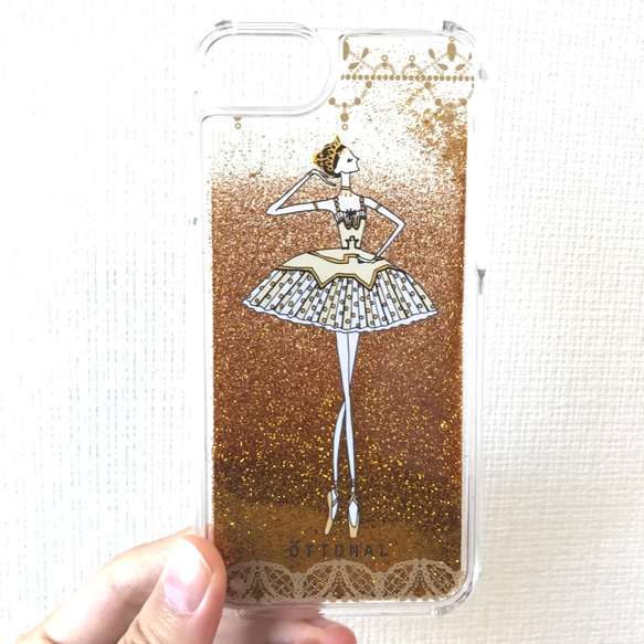 (iPhone) Raymonda Glitter Case (Gold) Ballet / Ballerina 第6張的照片