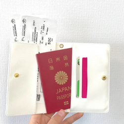 プリマ黒　パスポートケース　バレエ/バレリーナ 5枚目の画像