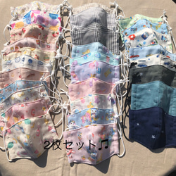 立体マスク　幼児サイズ　選べる2枚セット 1枚目の画像