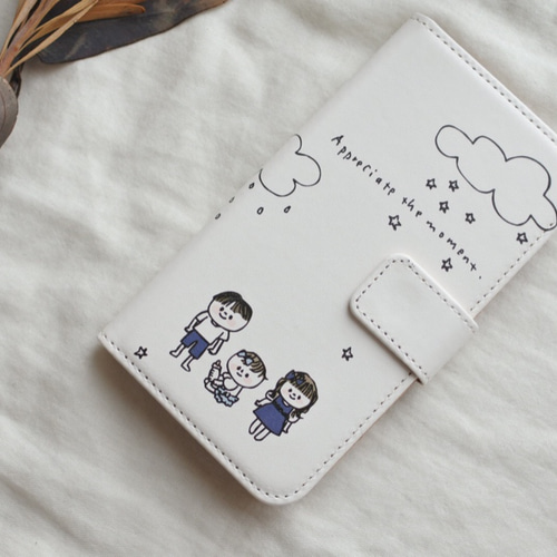 柊222！オーダーメイド スマホカバー 手帳型 世界に1つのオリジナルイラスト 手帳型 スマホケース】オーダー