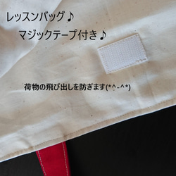 ♪入園・入学♪お買い得3点セット♪おしゃれ♪大きめレッスンバッグ♪人気のガーランド柄 7枚目の画像