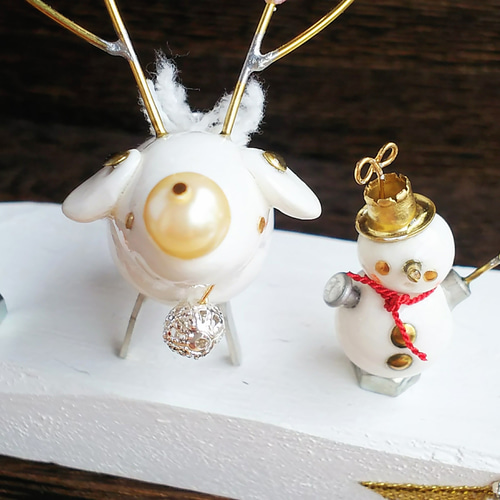 トナカイロボ1号と雪だるまロボ☆トナカイロボ出動です！！☆ その他