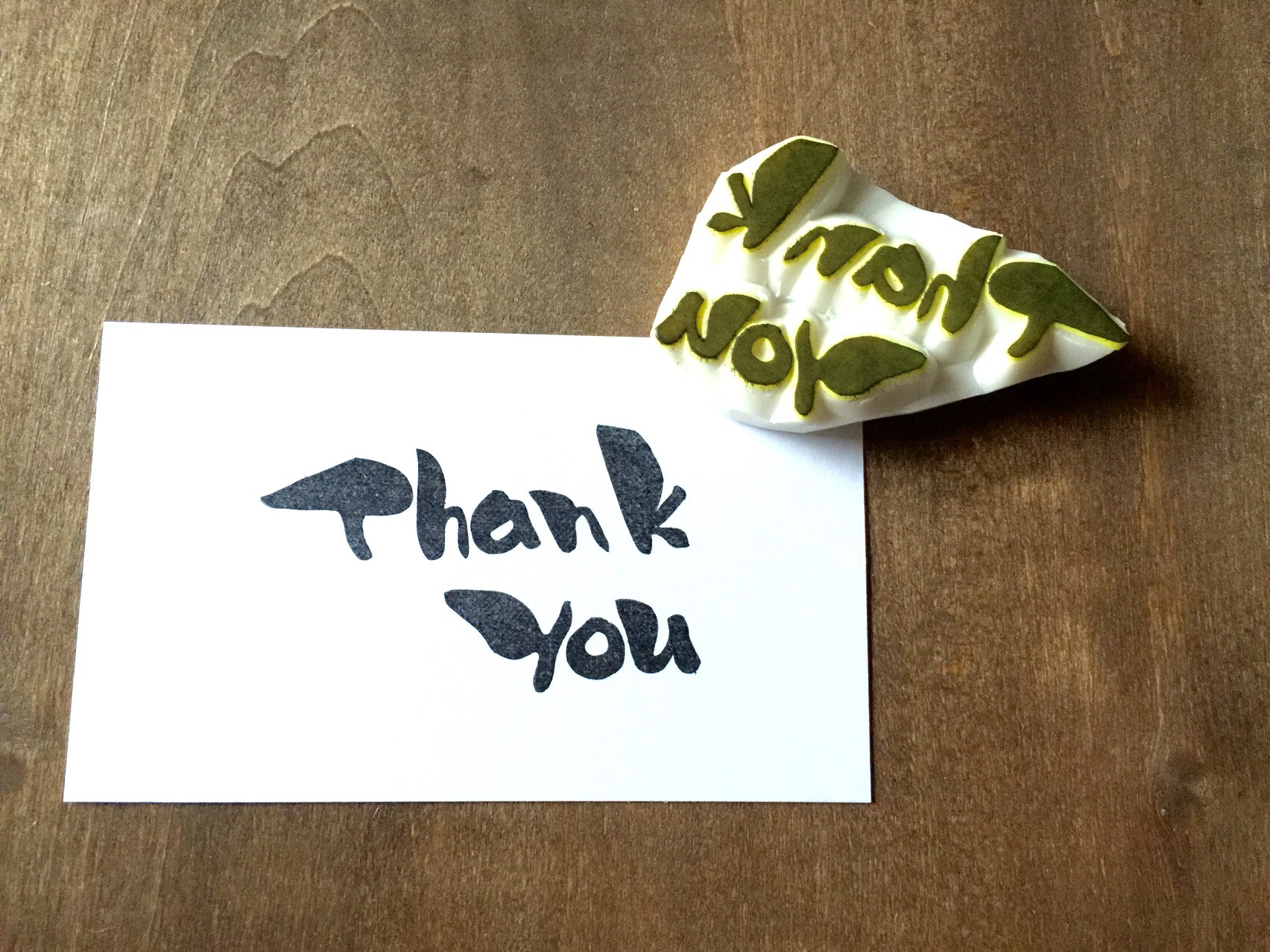 消しゴムはんこNo.252 thank you 星空セット 消しゴムはんこNo.252 thank you 星空セット