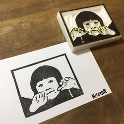 似顔絵スタンプ♪ 消しゴムはんこ 3枚目の画像