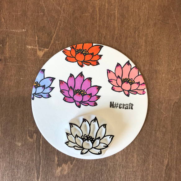 消しゴムはんこNo.38 ちびくまと花束 消しゴムはんこNo.38 ちびくまと花束