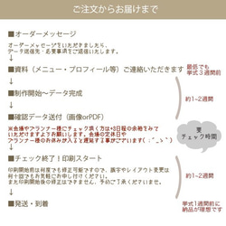 ３折タイプ♡サンプルご希望のお客様♡セミオーダー品♡席次表&席札 5枚目の画像