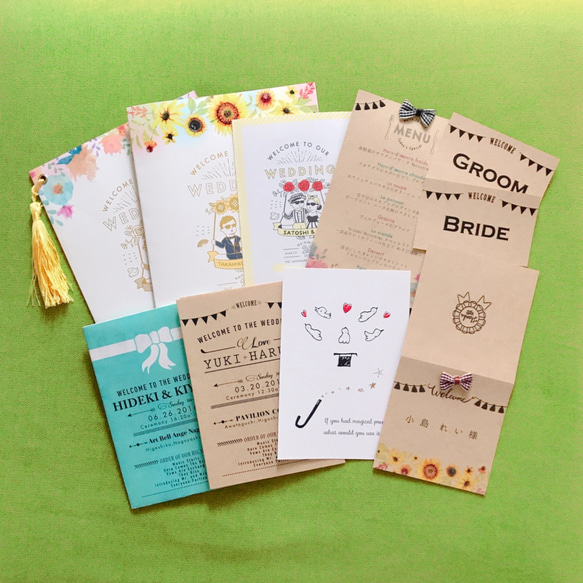 ♡サンプルご希望のお客様♡セミオーダー品♡席次表&席札&メニュー 