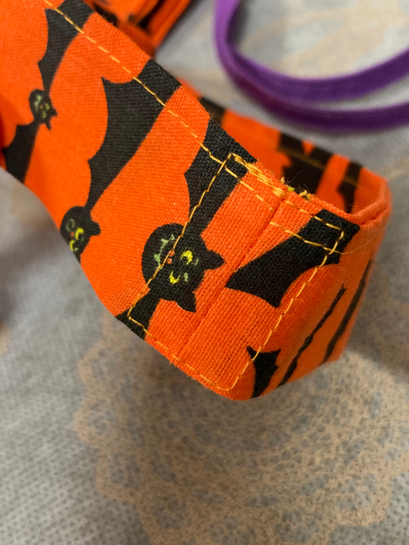 コンビニサイズ　エコバッグ　ハロウィン　コウモリ 4枚目の画像