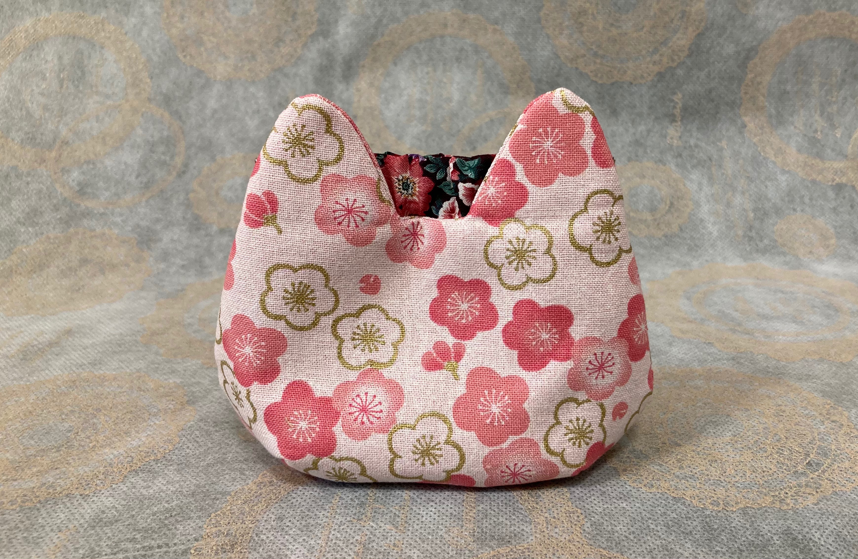 感謝価格　猫柄　パクパクポーチ　10cmバネ口使用　小物入れ　ハンドメイド MY mama バネ口金 と カン付き 口金 8本 お試しセット □ バネ口