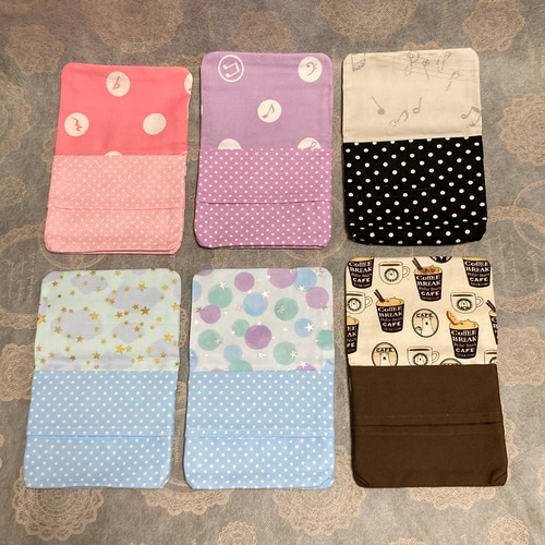 移動ポケット ポケットティッシュ入れ フラップ付き シンプル 女の子
