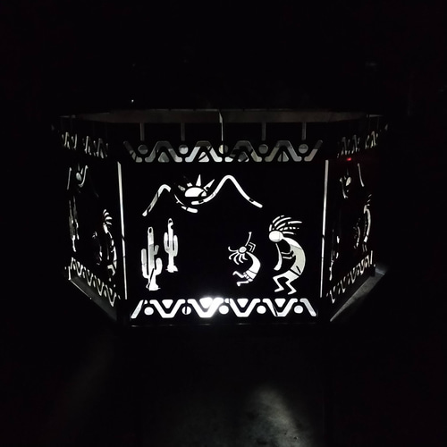 ココペリヘキサゴン】組立式焚火台 焚火 焚き火 キャンプ アウトドア