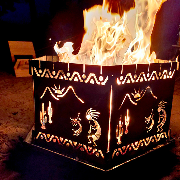 enrich 組立式焚火台【ココペリヘキサゴン】