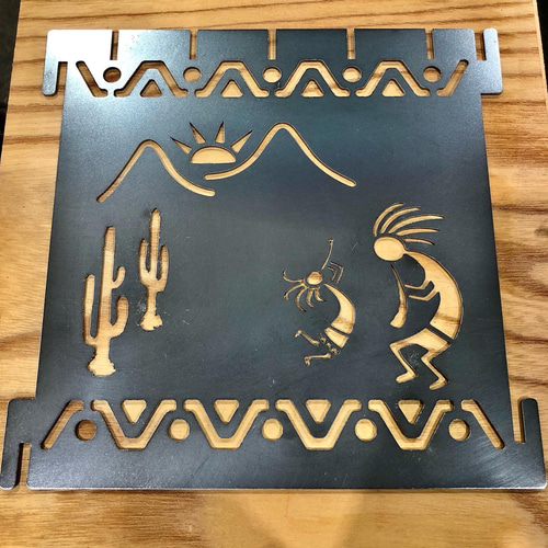 組立式焚き火台【ココペリスクエア】 焚火 焚き火 キャンプ