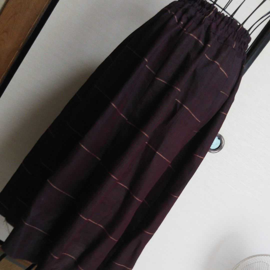 着物からリメイクギャザースカート 4,640円