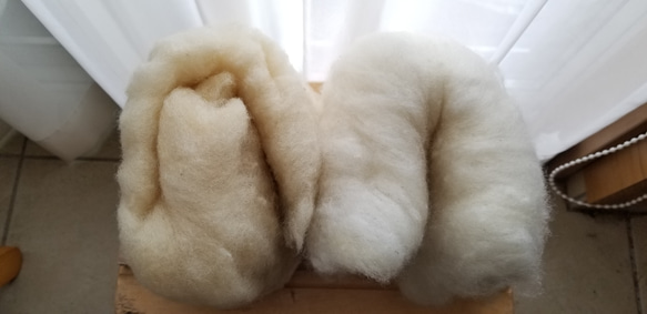 コリデールバッツ国産羊毛45g 送料込 1枚目の画像