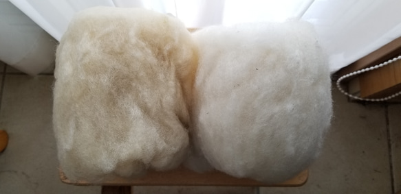 コリデールバッツ国産羊毛45g 送料込 3枚目の画像