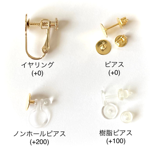 ゴッホ「ひまわり」の手刺繍ピアス/イヤリング イヤリング