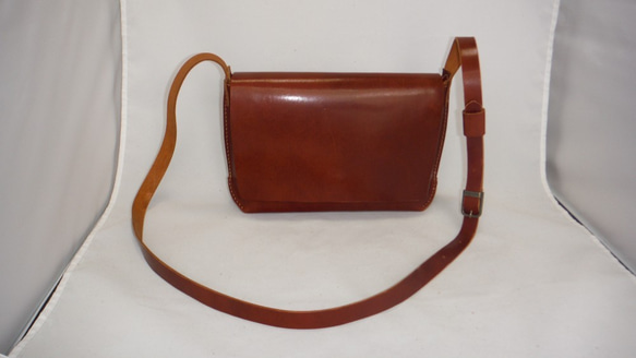 頭陀袋　茶色　ショルダーバッグ　vintage ブラウン　鞄 雑貨 古着 80s USA製 OLD COACH 本革 レザー フラップ 巾着風 内
