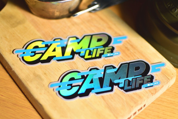 CAMP LIFE全息貼紙（2套） 第5張的照片