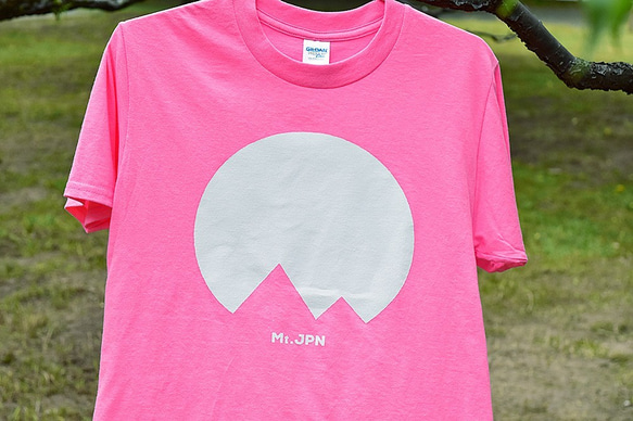 Mt.JPN Logo T（S /安全粉紅色） 第3張的照片