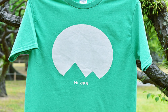 Mt.JPN ロゴT（S／ヘザーアイリッシュグリーン） 3枚目の画像