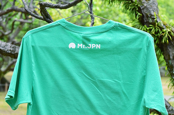 Mt.JPN ロゴT（S／ヘザーアイリッシュグリーン） 4枚目の画像