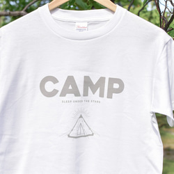 CAMP Tシャツ（メンズ／ホワイト） 3枚目の画像