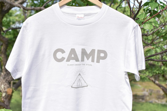 CAMP Tシャツ（メンズ／ホワイト） 3枚目の画像
