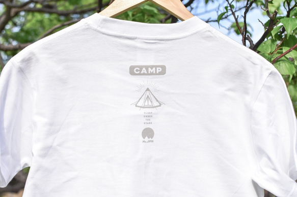 CAMP Tシャツ（メンズ／ホワイト） 4枚目の画像