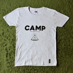 CAMP Tシャツ（WM／オートミール） 1枚目の画像