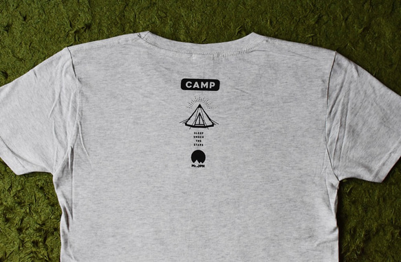 CAMP Tシャツ（WM／オートミール） 4枚目の画像