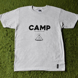 CAMP Tシャツ（メンズ-M／オートミール） 1枚目の画像