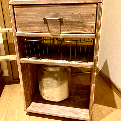 ワゴン アンティーク レトロ サービスカート キッチン ワゴン ボトル