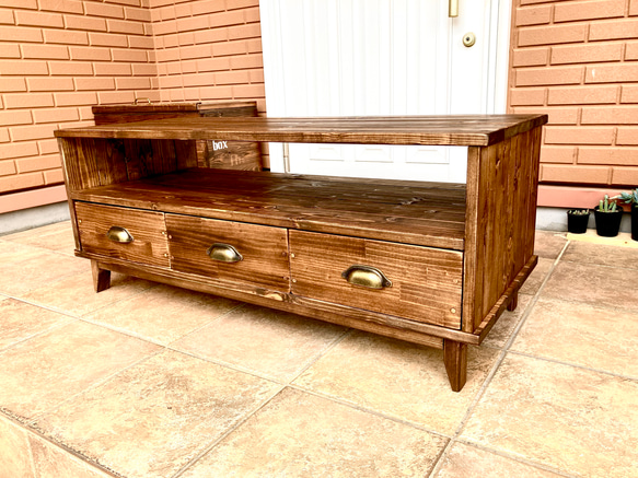 creema限定 アンティーク テレビ台 テレビボード 取手や色やサイズも