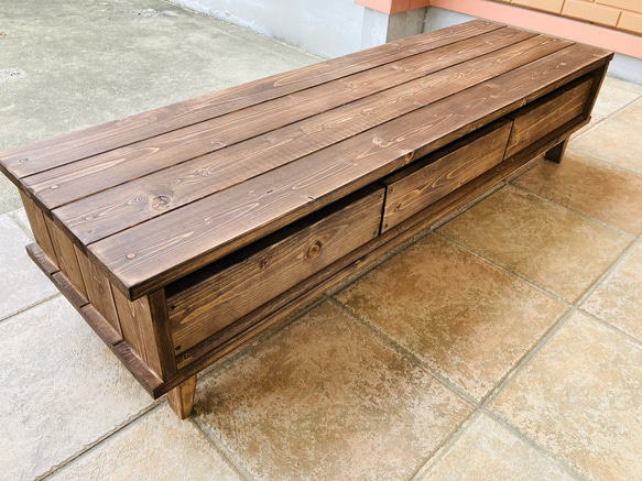 creema限定 120サイズ　アンティーク　男前なテレビ台　テレビボード　取手も色も好きなものから選べます^_^ 