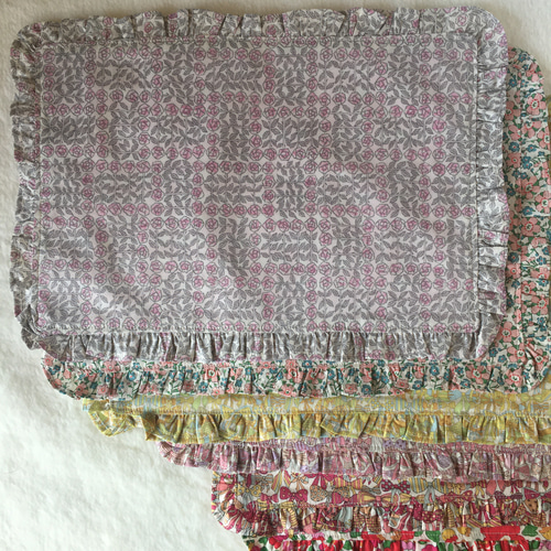 リバティ　フリル　体操袋　ランチョンマット　ハンドメイド c065678feca5af1c8023da630d5a46