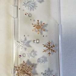 再販 ❎3  new release  ☆iPhone7  8対応ケース 《Snow flake》☆ 2枚目の画像