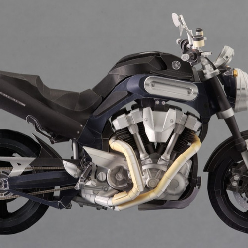 No.ra21060901_ 超精密バイクペーパークラフトYAMAHA MT01の通販