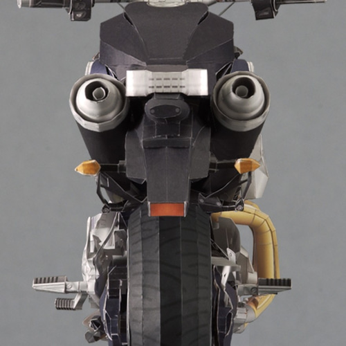 精密バイクペーパークラフトヤマハ_MT01_2台セットキャンペーン No.cr20061901_超精密バイクペーパークラフトYAMAHA MT01_2台