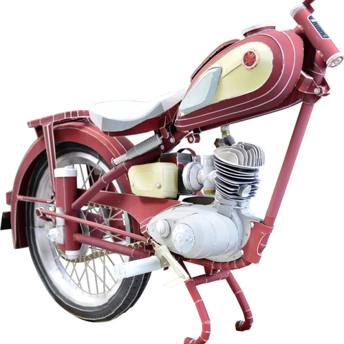 人気のファッションブランド！ 超精密バイクペーパークラフトYAMAHA YA-1_2台セット その他